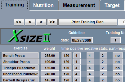 bodybuilding training software